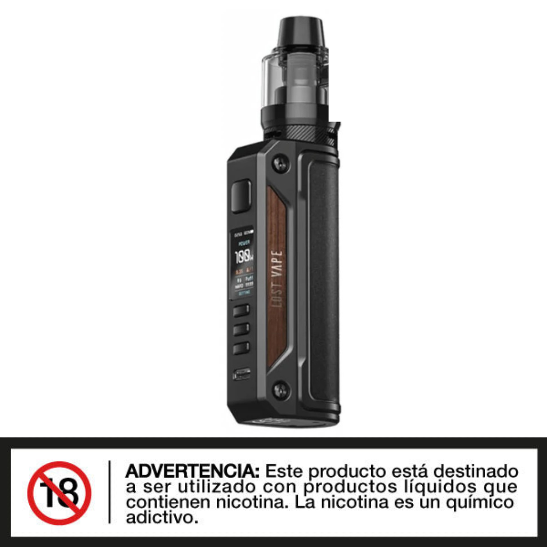 Lost Vape Thelema Solo 100W Kit – Black-Clasic Black